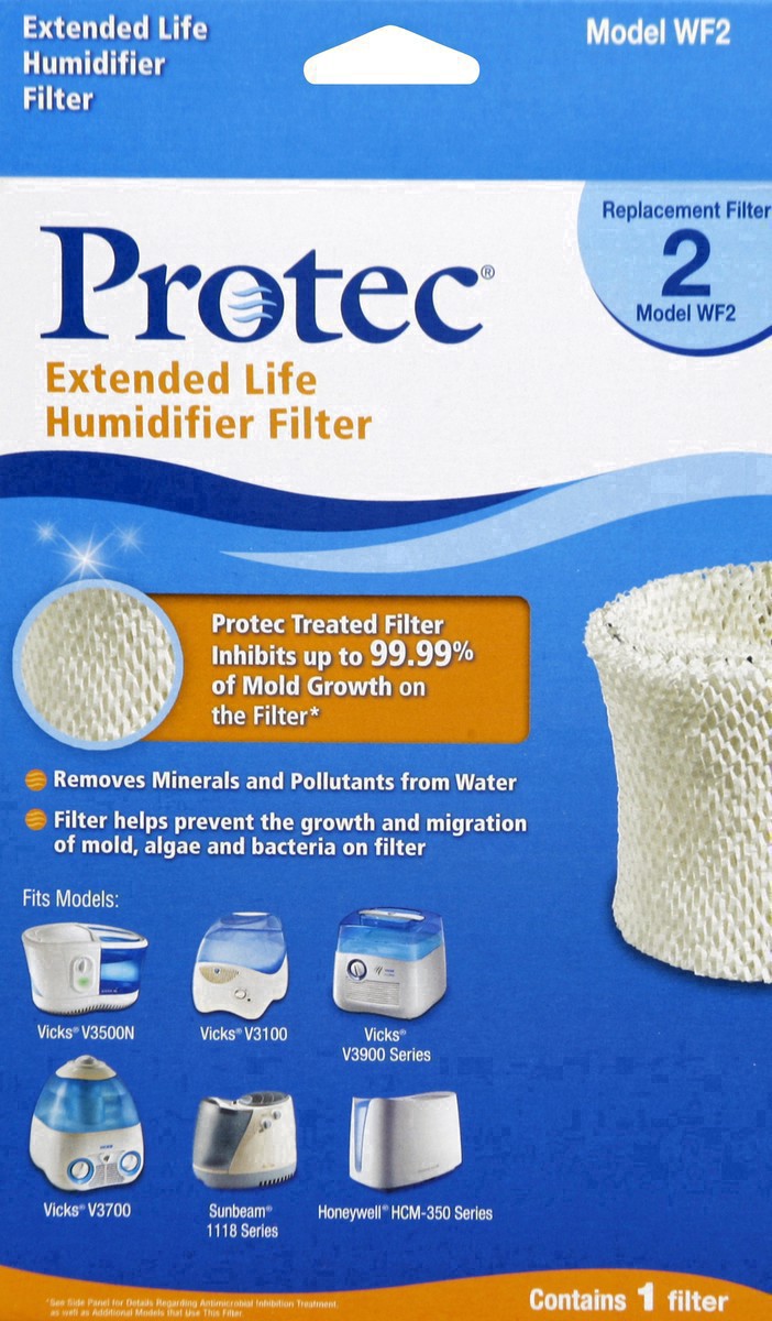 slide 11 of 20, Protec Extended Life Humidifier Filter 1 ea, 1 ct