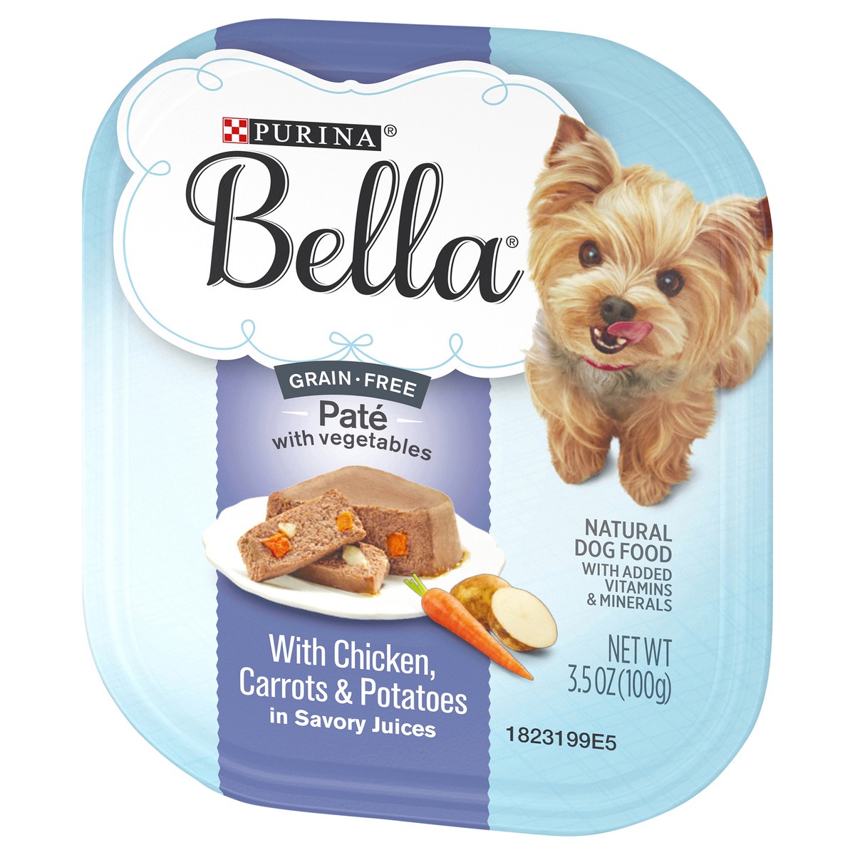 slide 3 of 9, Purina Chicken Bella Pate' Dog Food, 3.5 oz