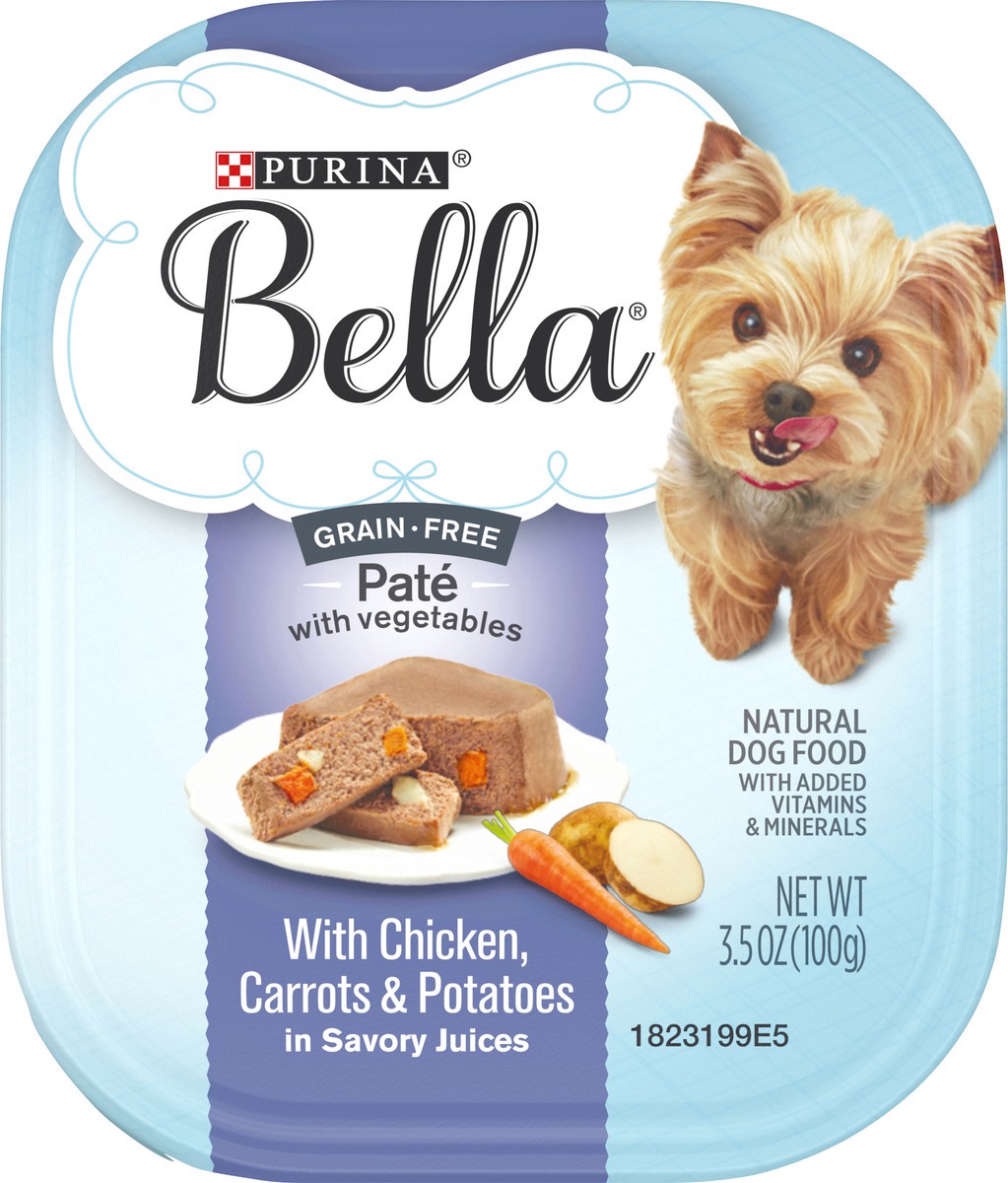 slide 7 of 9, Purina Chicken Bella Pate' Dog Food, 3.5 oz