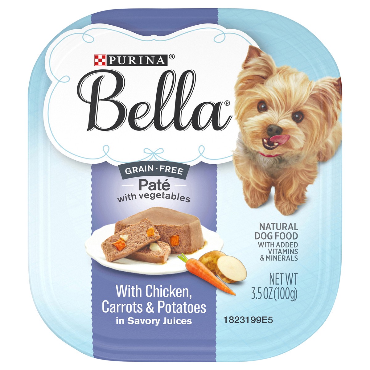 slide 1 of 9, Purina Chicken Bella Pate' Dog Food, 3.5 oz