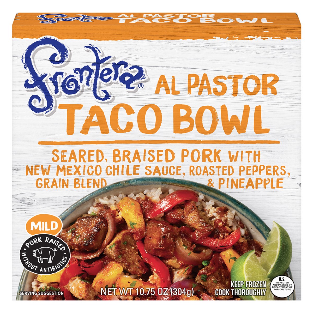 slide 1 of 5, Frontera Mild Al Pastor Taco Bowl 10.75 oz, 10 oz