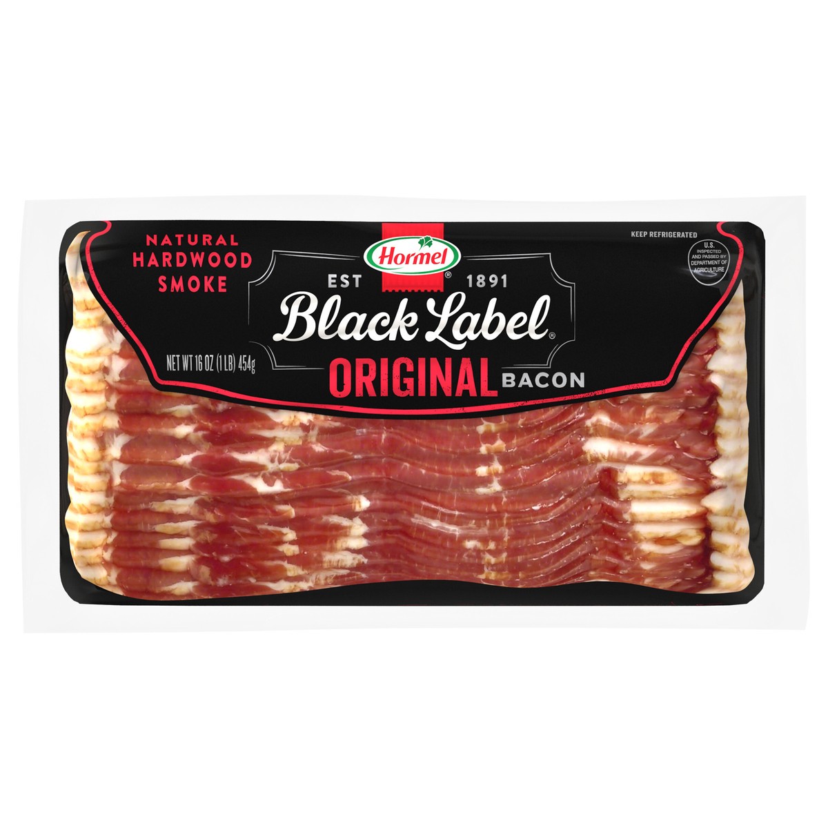 slide 1 of 7, HORMEL BLACK LABEL Original Bacon, 16 oz