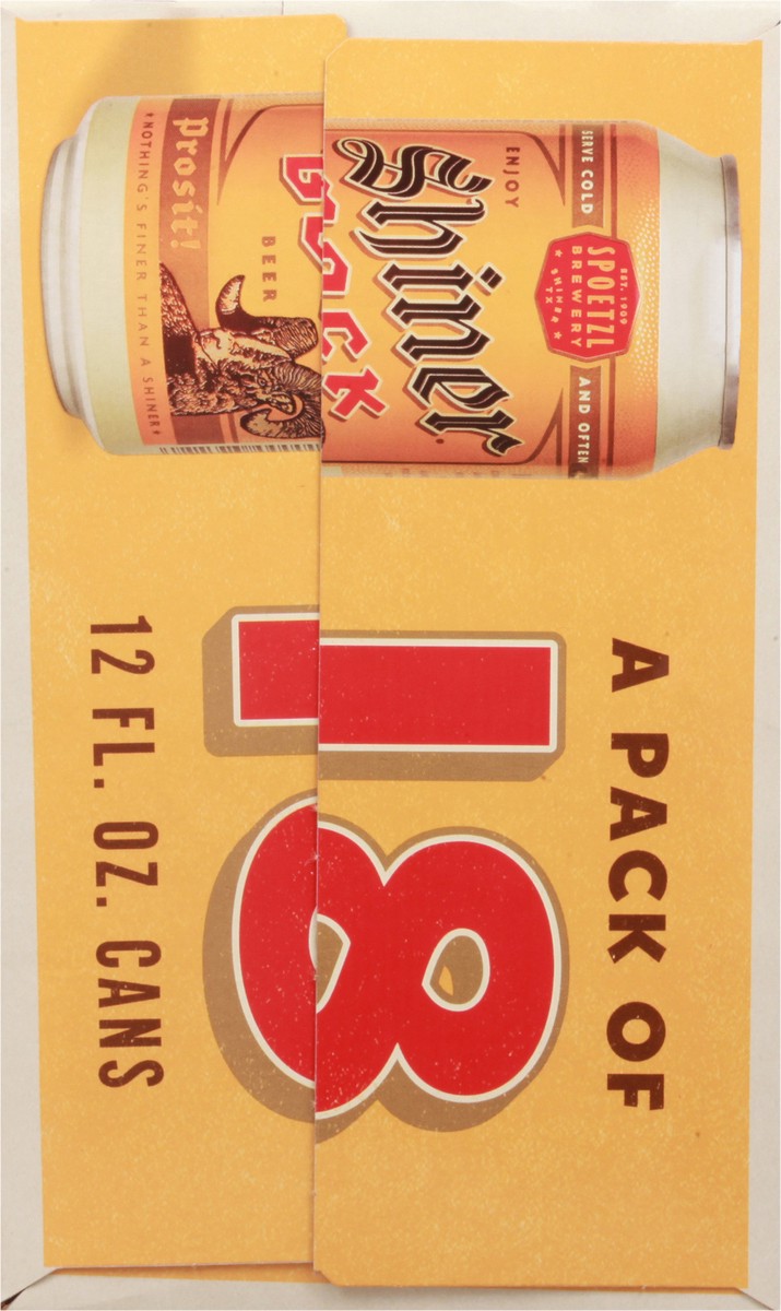 slide 3 of 9, Shiner Bock Beer, Shiner Craft Beer, 18 Pack, 12 fl oz Cans, 4.4% ABV, 141 Calories, 12.4g Carbs, 12 fl oz