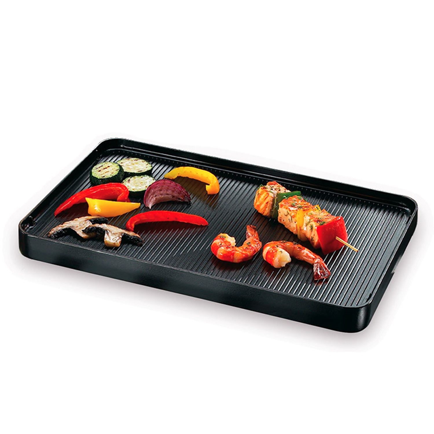 slide 1 of 1, Swissmar Raclette Grill Top, 14.5 in x 9.5 in x 1 in