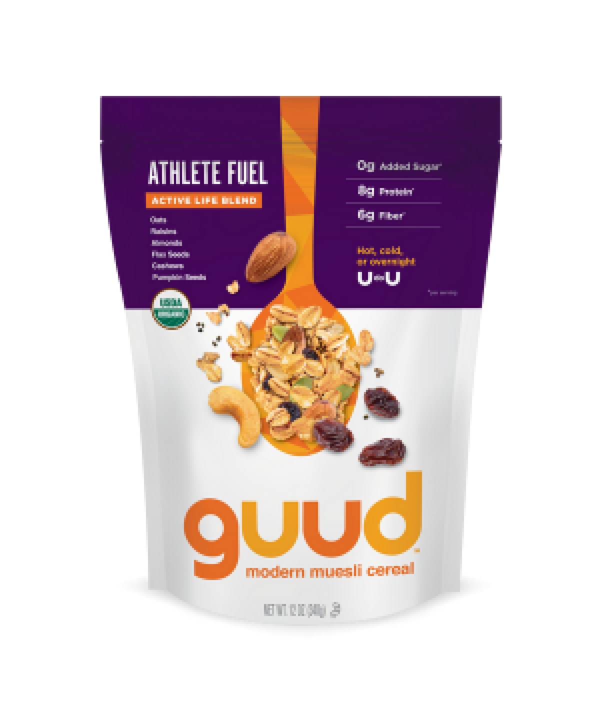 slide 1 of 4, Guud Athlete Fuel Muesli 12 oz, 12 oz