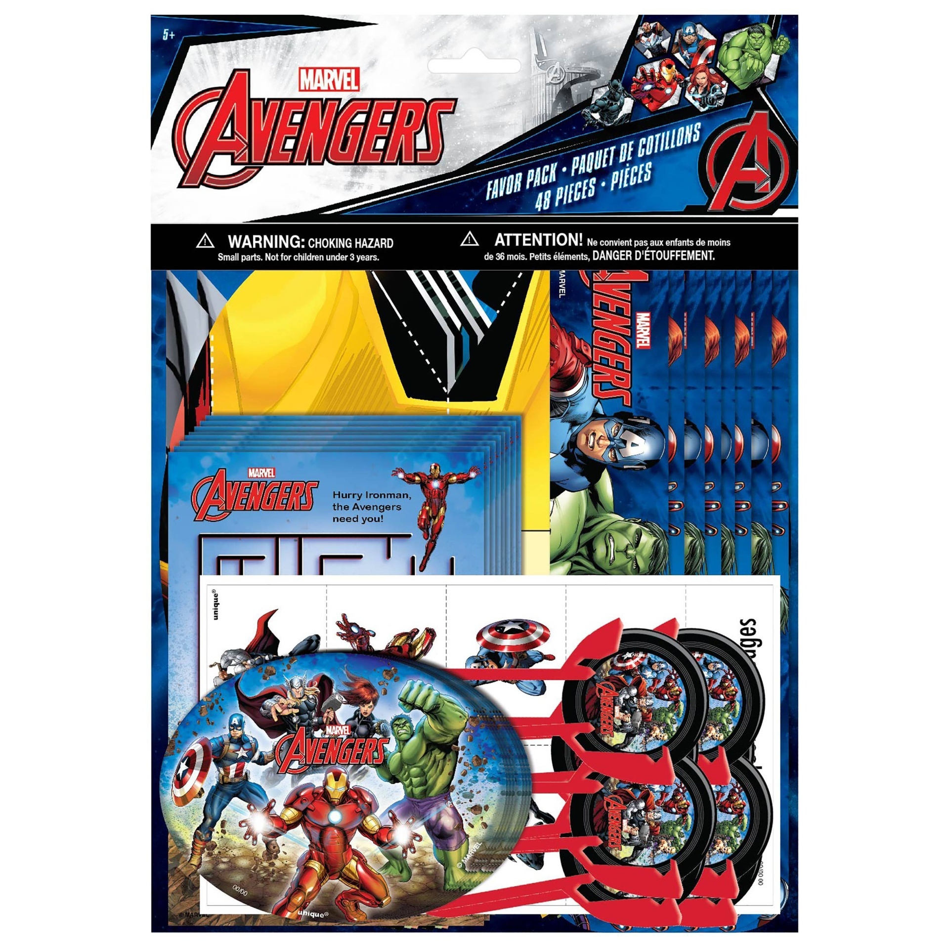 slide 1 of 2, American Greetings AvenGers Large Favor Pack, 48 ct