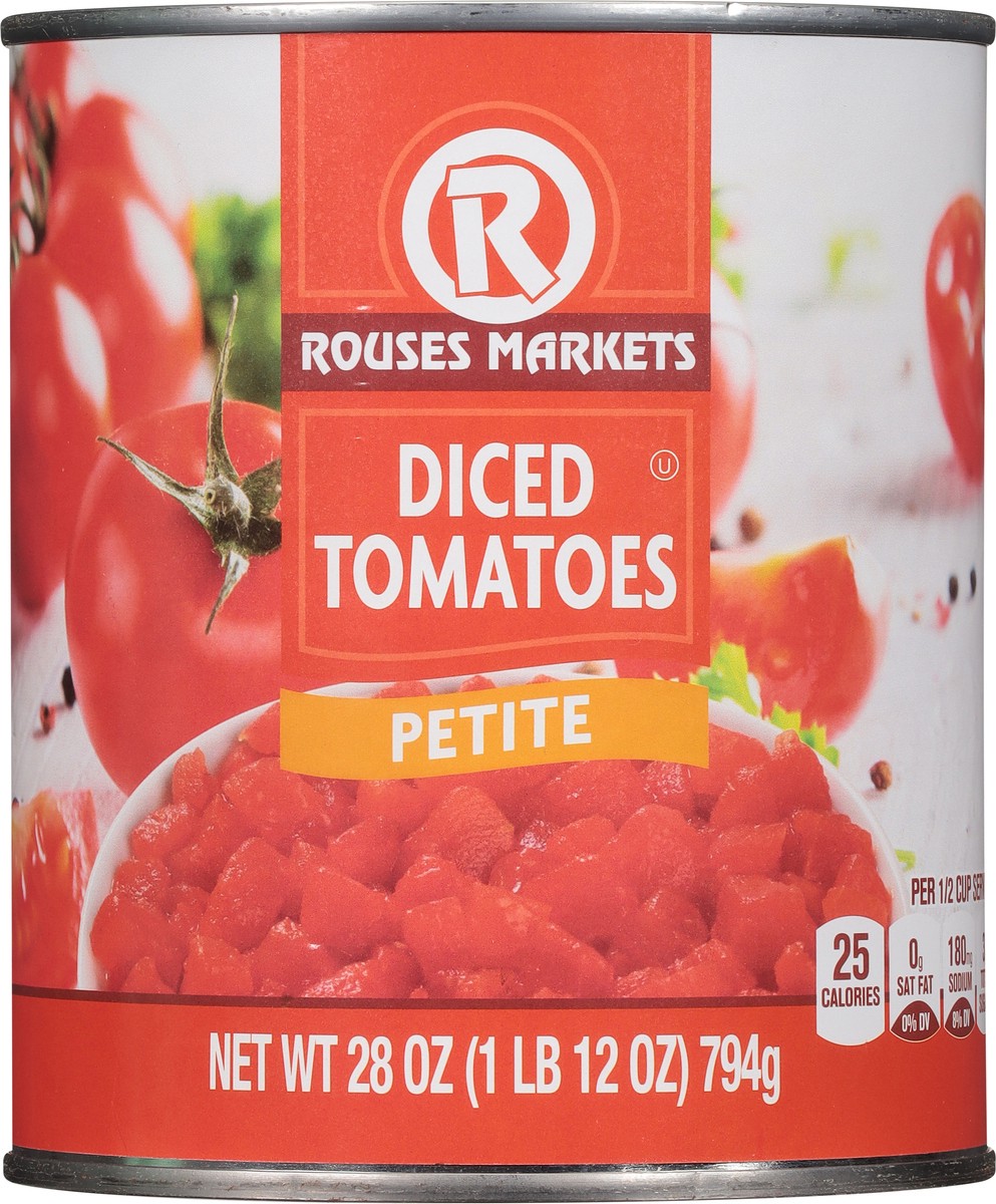 slide 8 of 11, Rouses Markets Petite Diced Tomatoes 28 oz, 28 oz