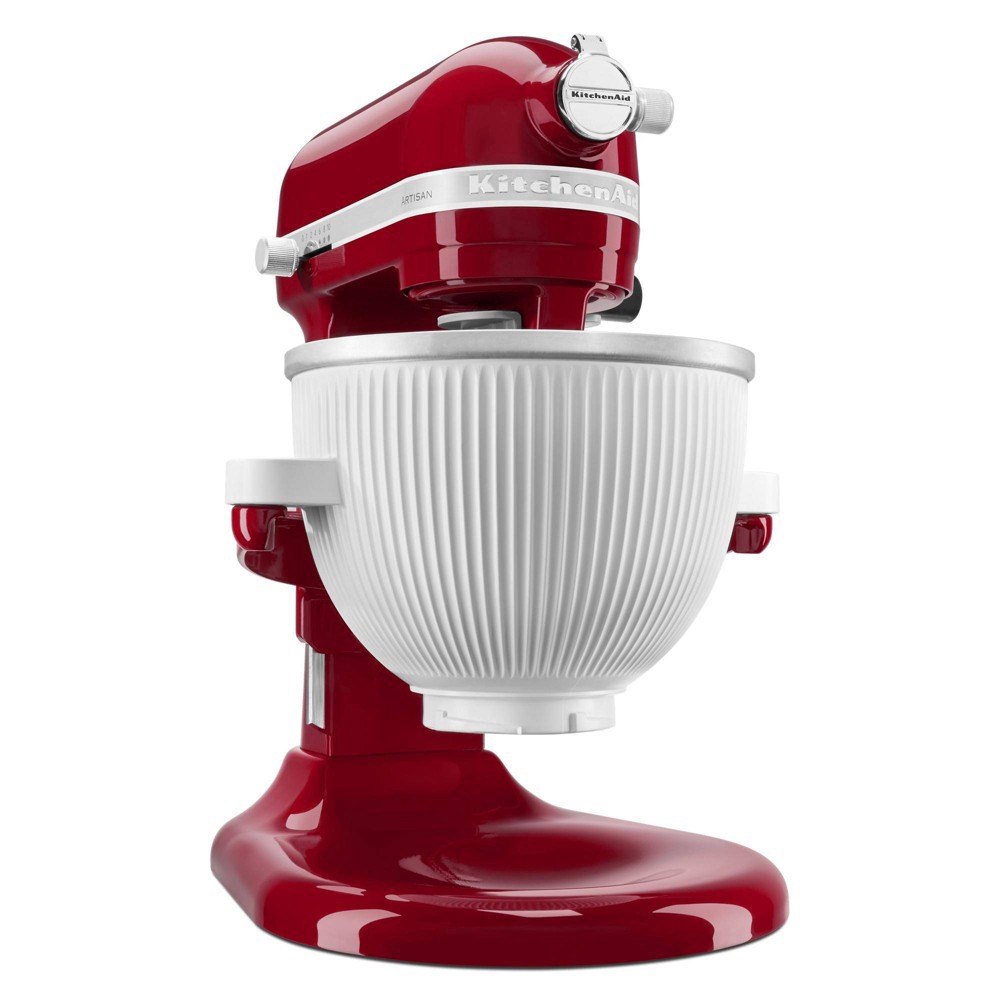 slide 3 of 6, KitchenAid Ice Cream Maker Attachment - White, 1 ct