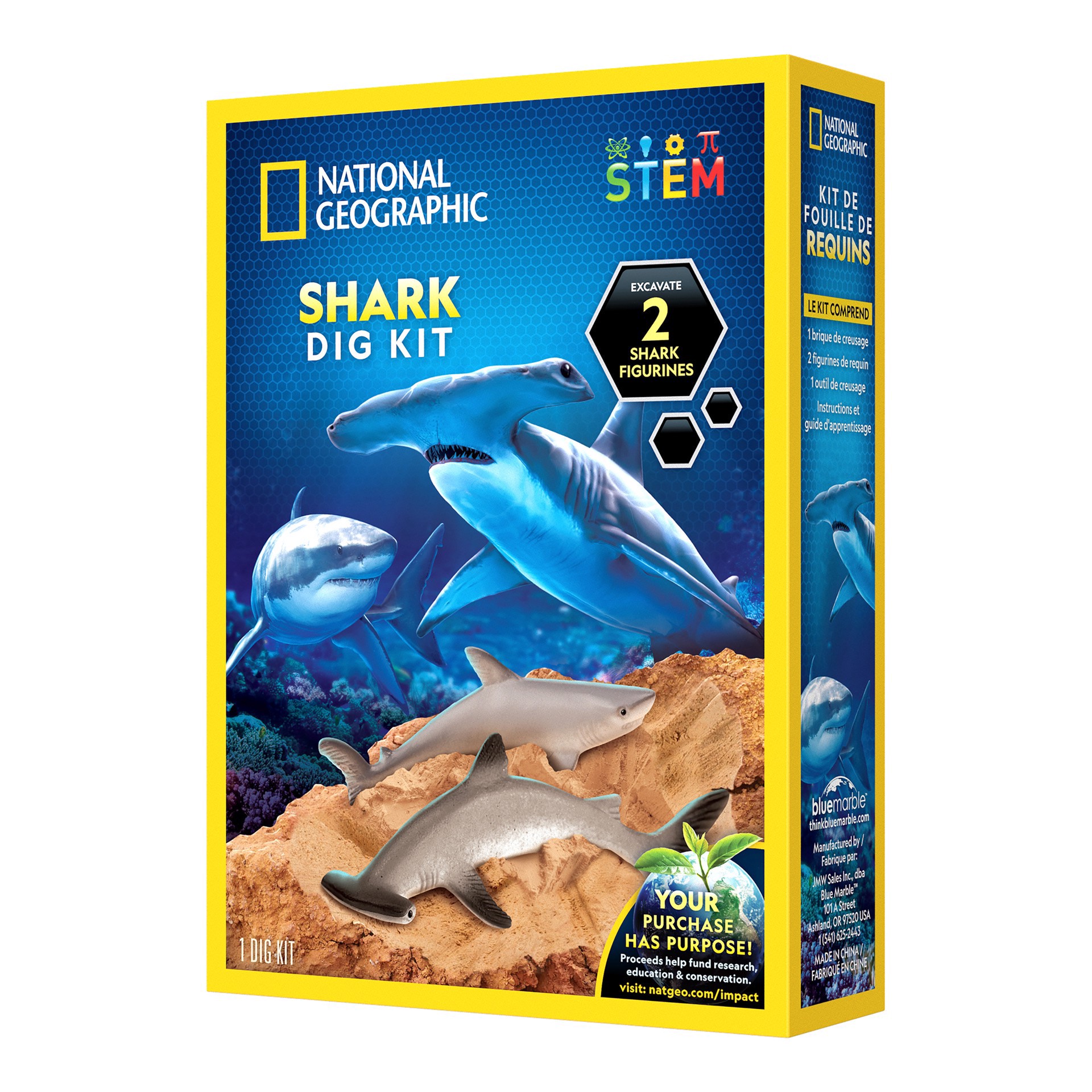 slide 4 of 4, National Geographic Shark Dig Kit, 1 ct