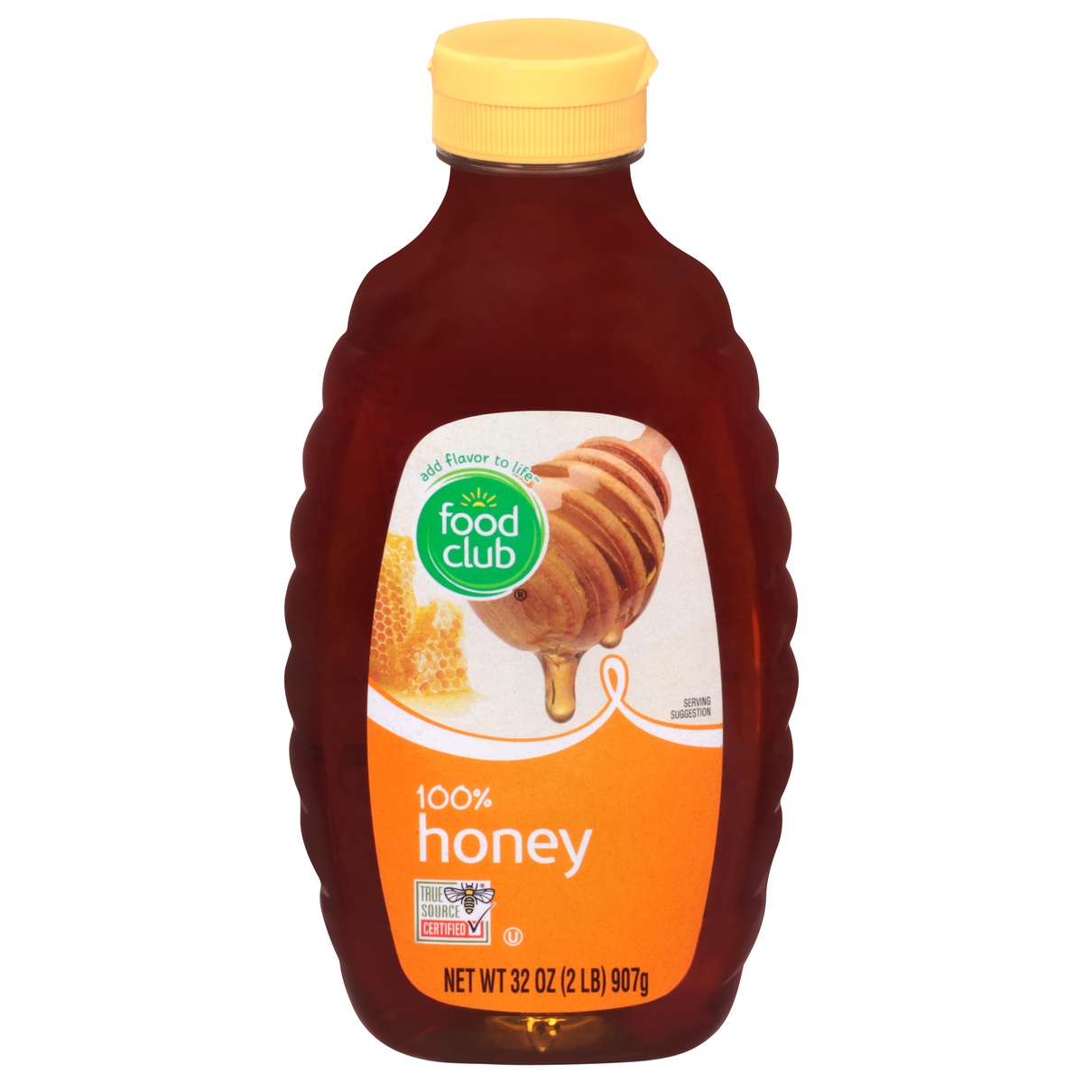 slide 1 of 1, Food Club 100% Pure Honey, 32 oz