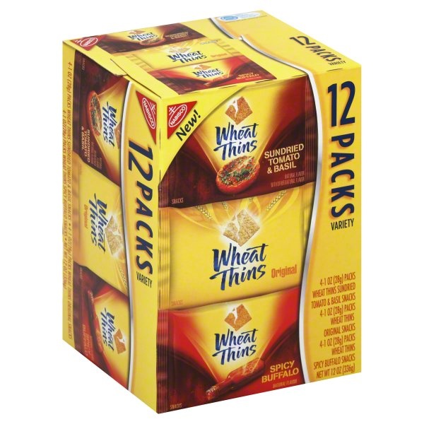 slide 1 of 1, Wheat Thins Variety Multi Pack, 12 oz