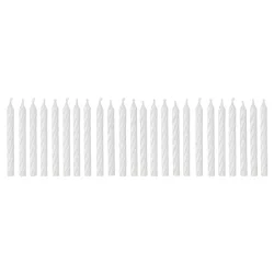 American Greetings White Spiral Birthday Candles