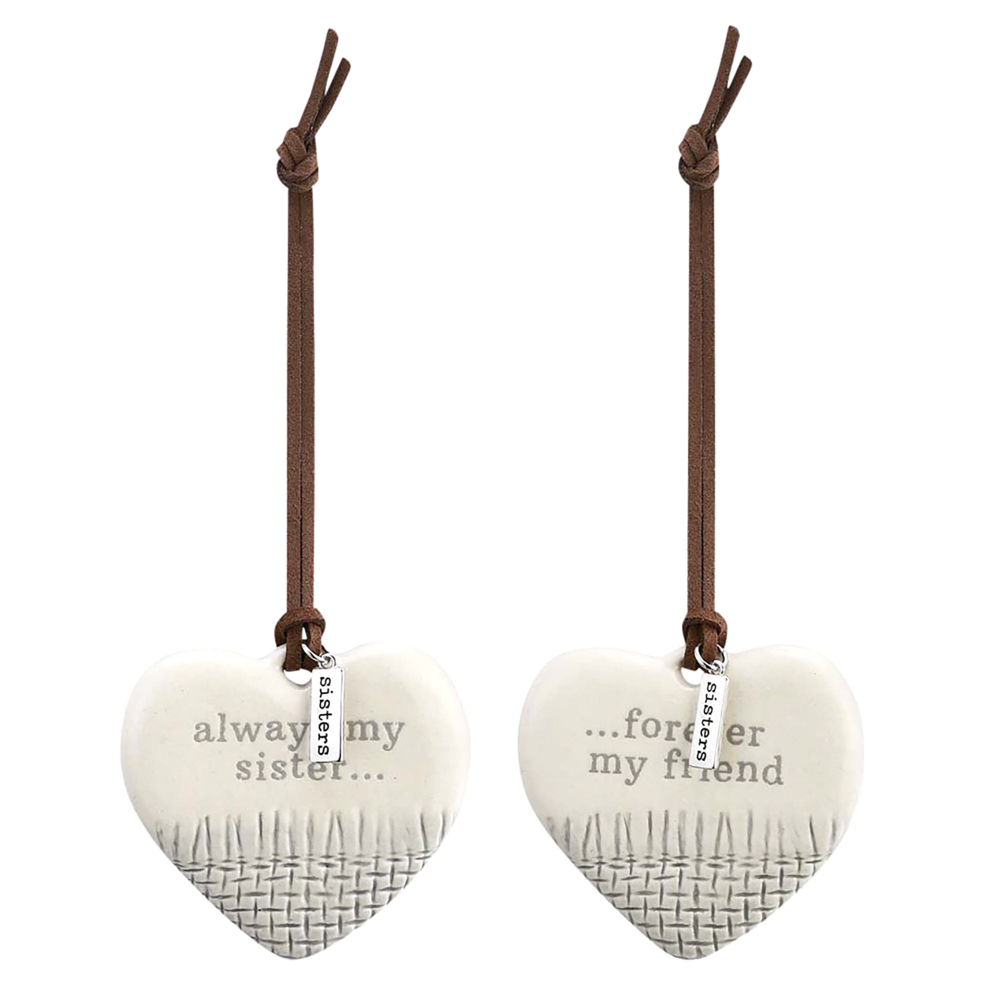 slide 1 of 1, Demdaco Keep Share Ornaments Sisters, 1 ct