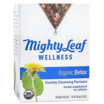 slide 1 of 1, Mighty Leaf Tea Organic Detox Tea, 1 ct