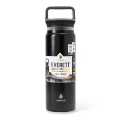 Manna Everett Stainless Steel Water Bottle - Black