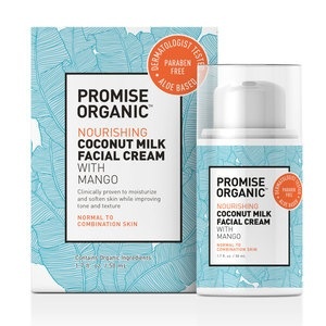 slide 1 of 1, Promise Promise Organic Nourishing Coconut Milk Face Cream With Mango, 1.7 oz