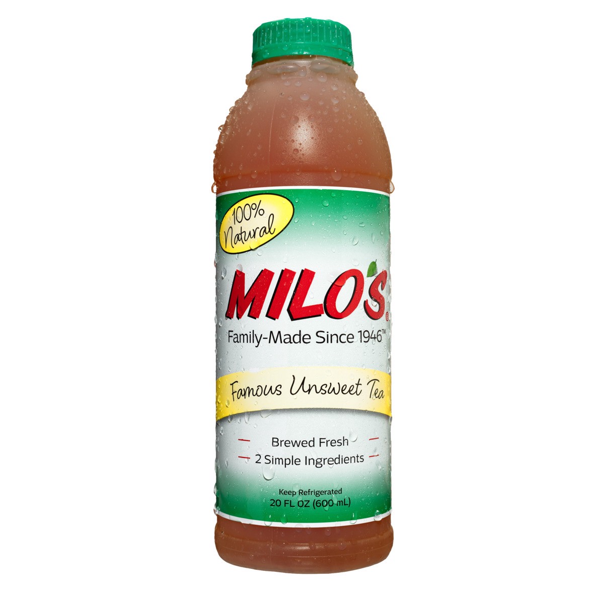 slide 1 of 9, Milo's Tea, 20 fl oz