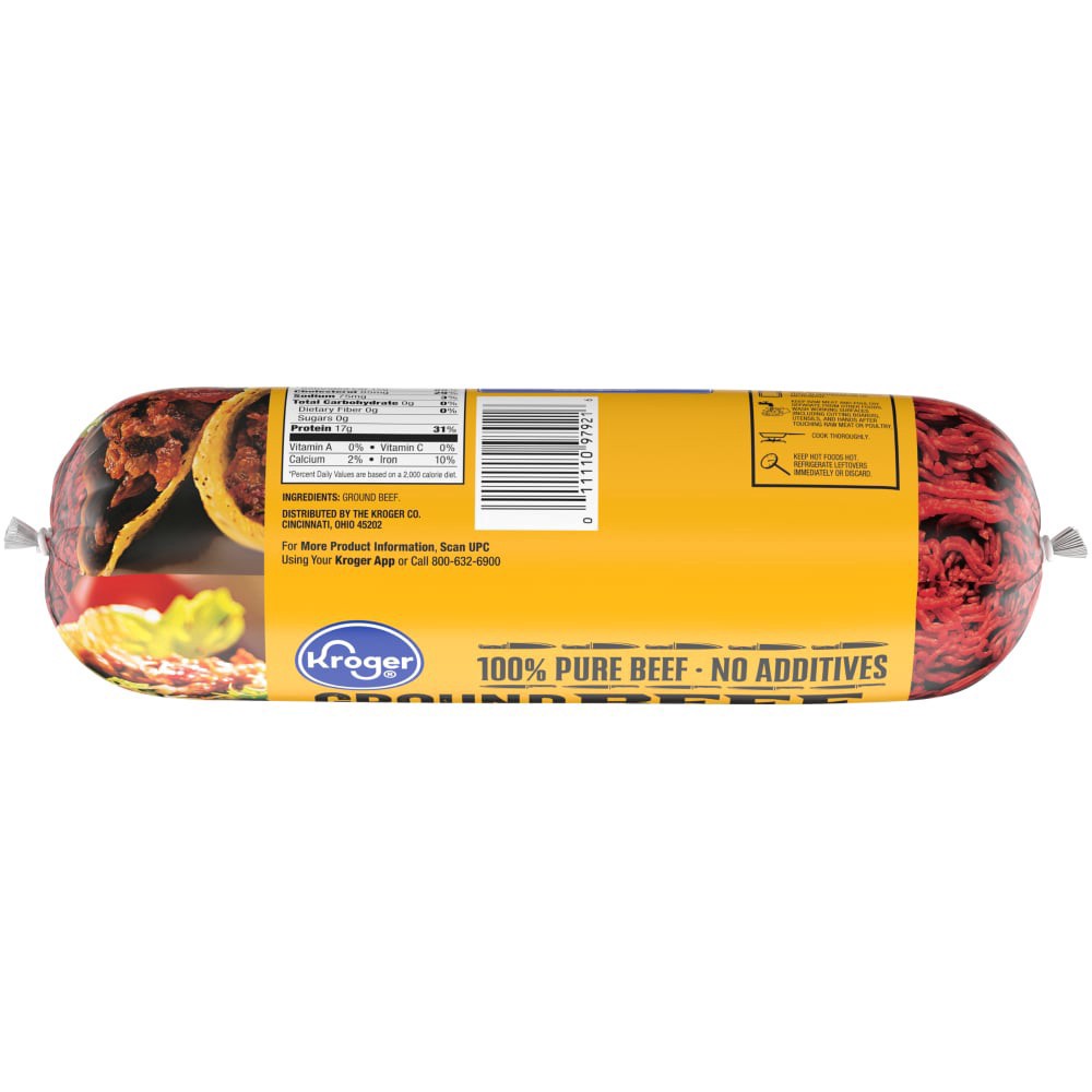 slide 4 of 4, Kroger 85% Lean Ground Beef, 3 lb