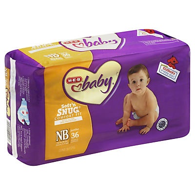 slide 1 of 1, H-E-B Baby Clifford's Puppy Days Diapers Newborn (Up To 10 LBS), 36 ct