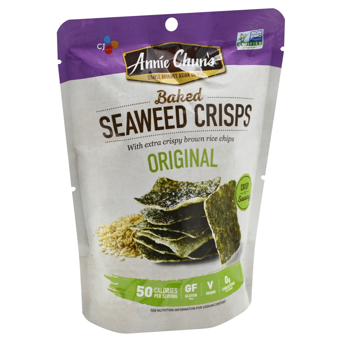 slide 2 of 9, Annie Chun's Baked Original Seaweed Crisps 1.27 oz, 1.27 oz