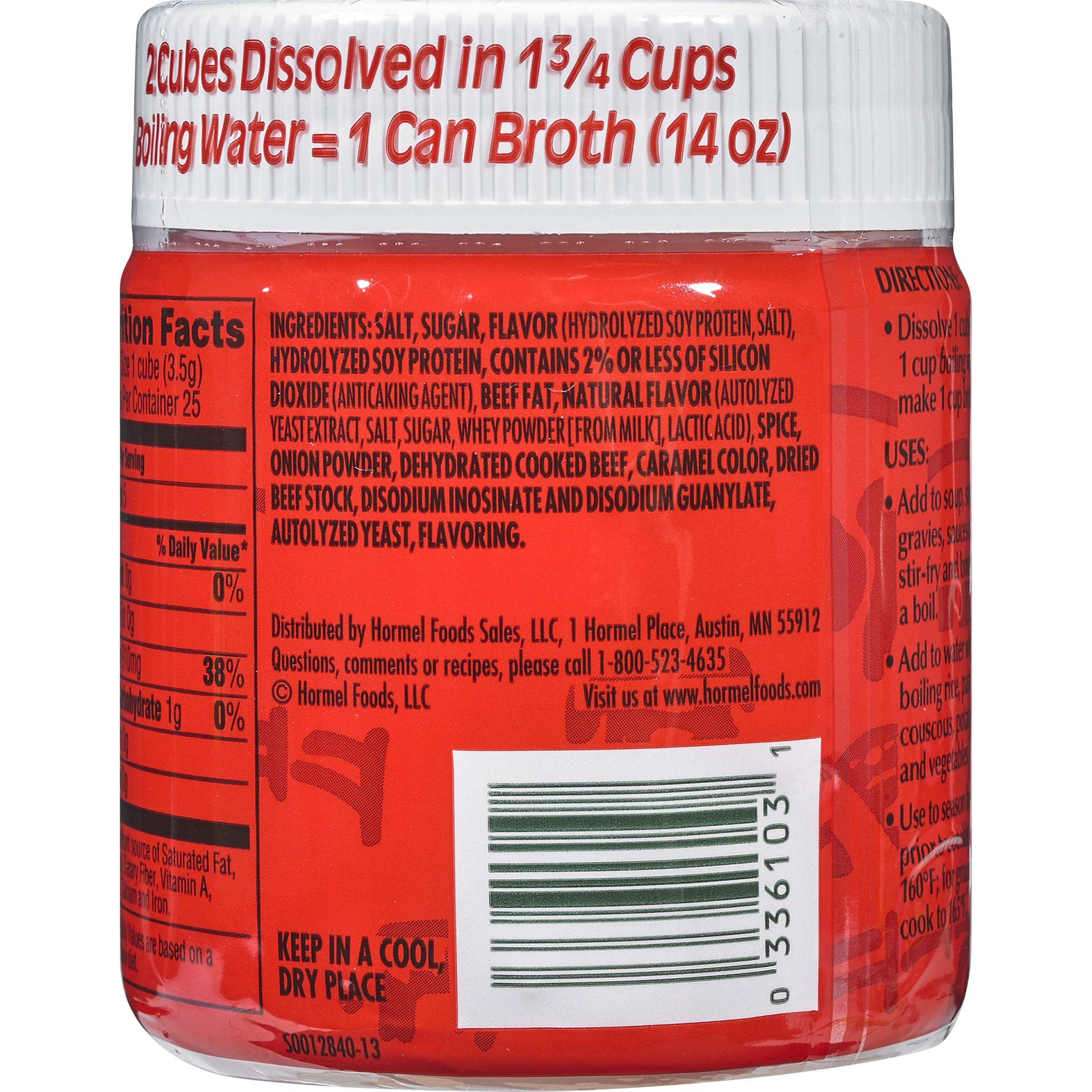 HerbOx Bouillon Cubes 25 ea 3.25 oz Shipt