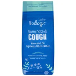 Oilogic Baby Essential Oil Stuffy Nose & Cough Epsom Salt Soak 32 oz
