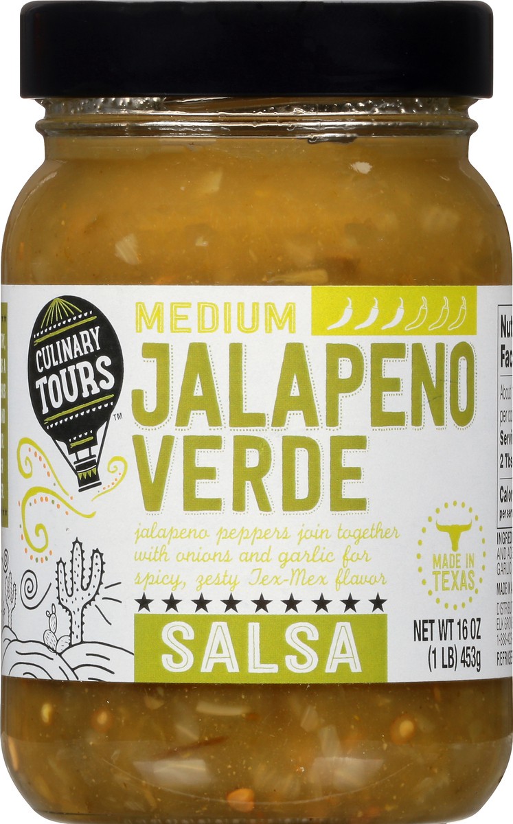 slide 3 of 12, Culinary Tours Medium Jalapeno Verde Salsa 16 oz, 16 oz