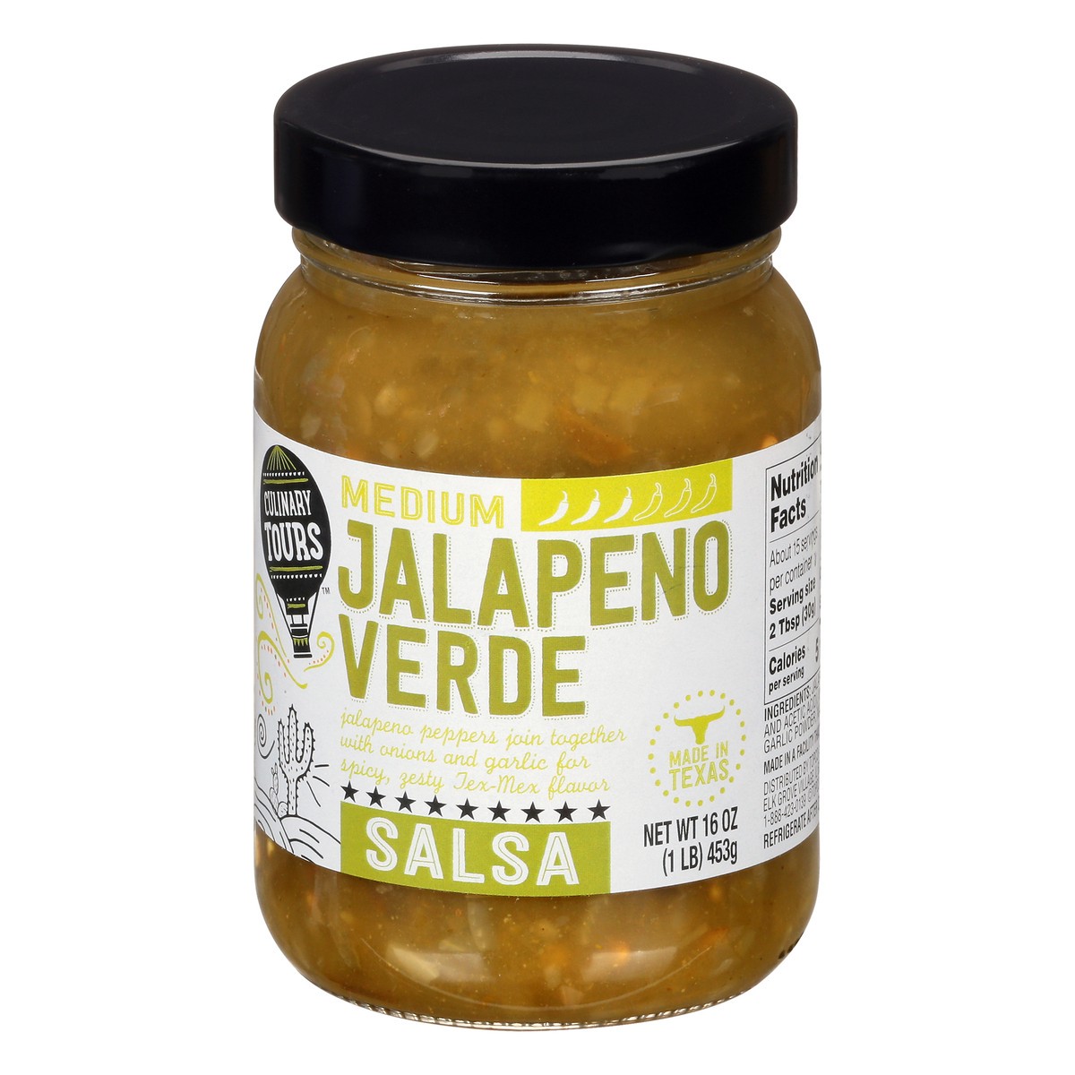 slide 6 of 12, Culinary Tours Medium Jalapeno Verde Salsa 16 oz, 16 oz