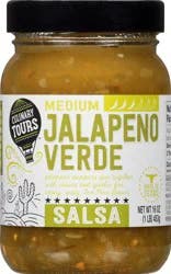 Culinary Tours Medium Jalapeno Verde Salsa 16 oz