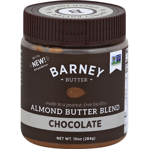 slide 2 of 2, Barney Butter Chocolate Almond Butter Blend, 10 oz