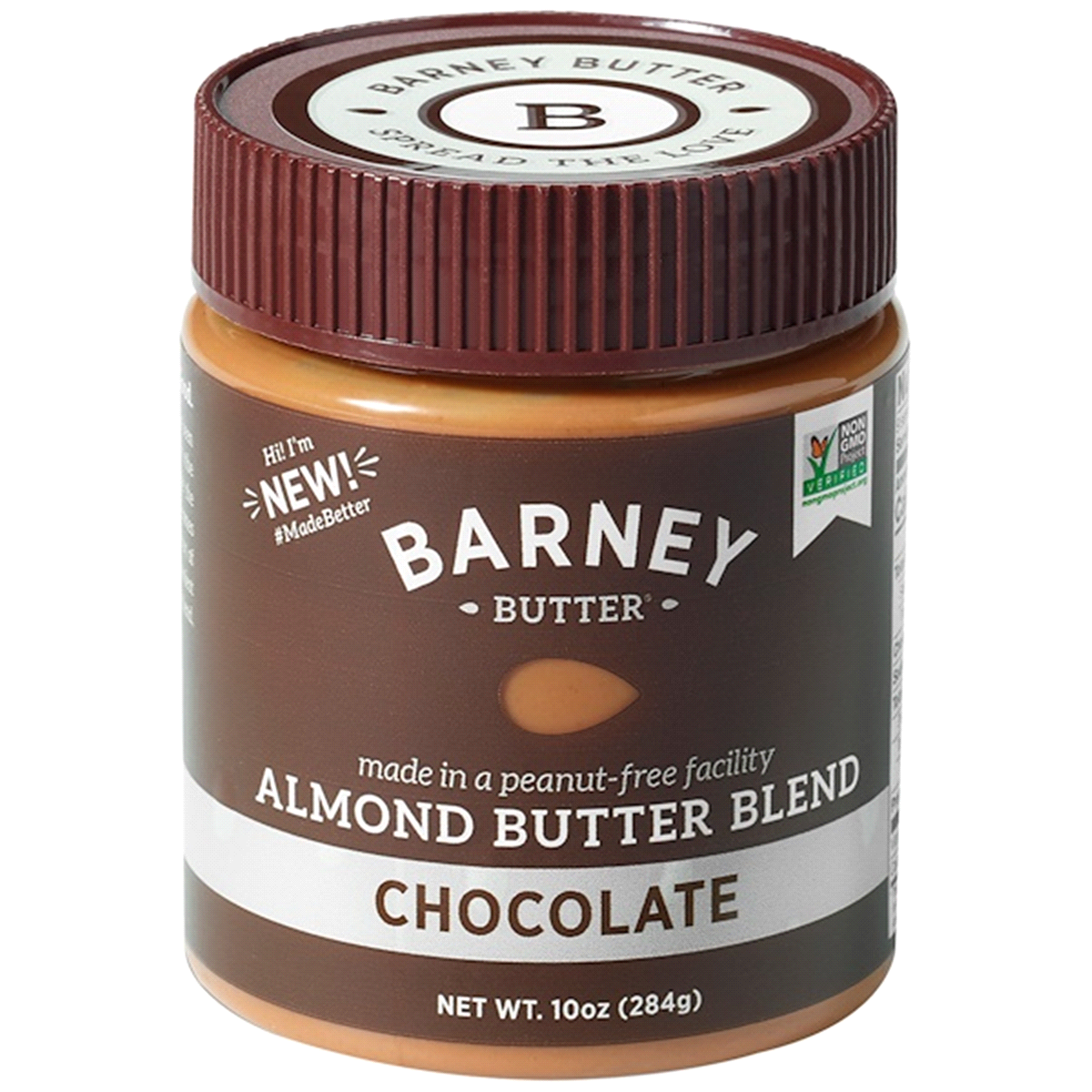 slide 1 of 2, Barney Butter Chocolate Almond Butter Blend, 10 oz