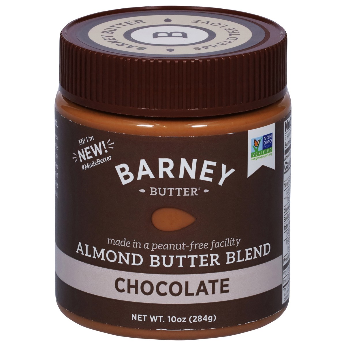 slide 1 of 9, Barney Butter Chocolate Almond Butter Blend 10 oz, 10 oz