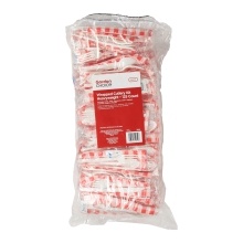 slide 1 of 1, GFS Red Gingham Cutlery Kits, 125 ct