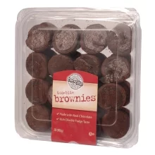 two-bite Bite-Size Fudge Brownies