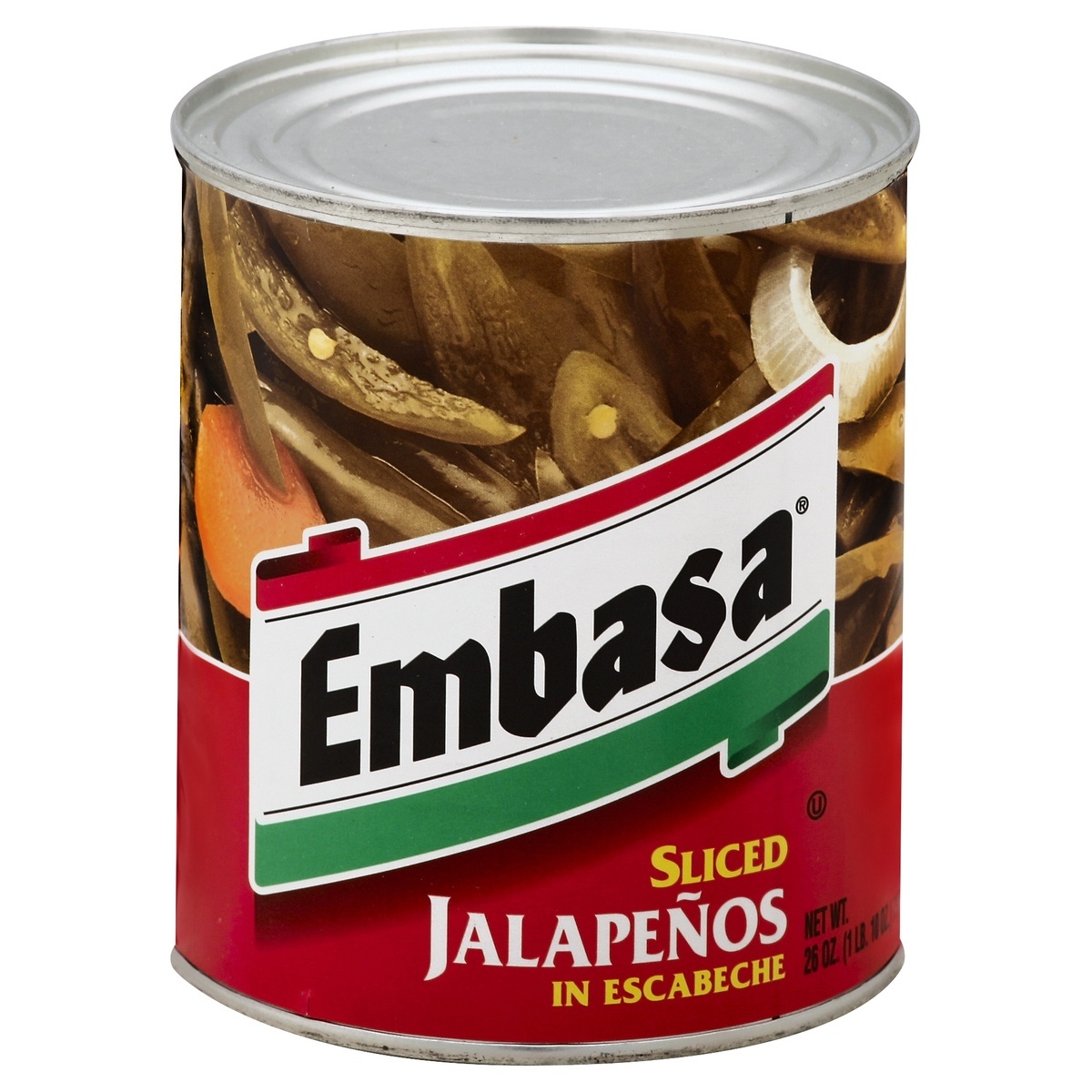 slide 1 of 1, Embasa Jalapenos, Sliced, in Escabeche, 26 Ounce, 26 oz