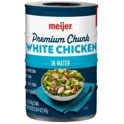 Meijer Premium Chunk White Chicken 5 Oz - 4 Pack