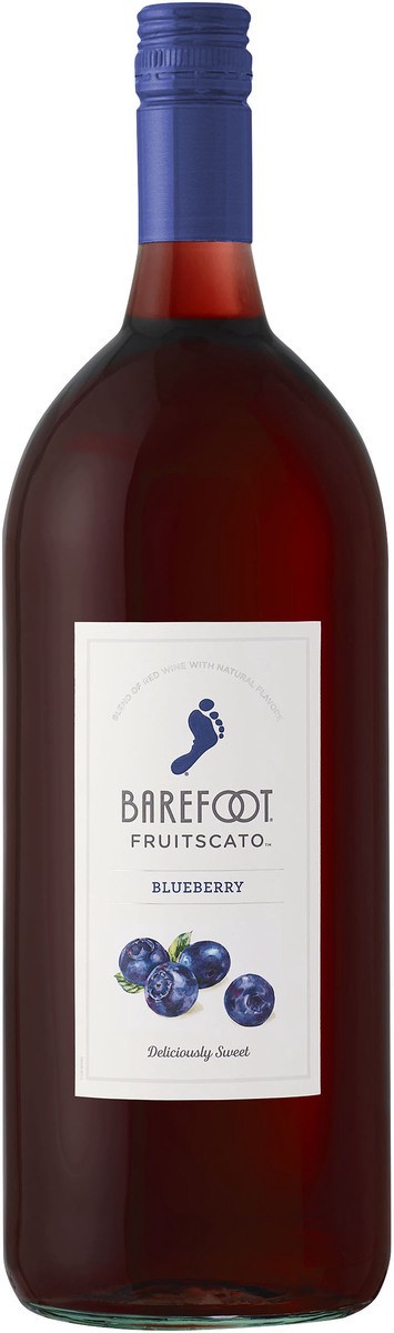 slide 3 of 3, Barefoot Blueberry Sweet Wine, 1.5 liter