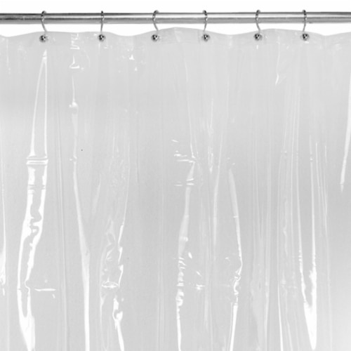 slide 1 of 1, Everyday Living Vinyl Shower Curtain Liner - Clear, 70 in x 72 in