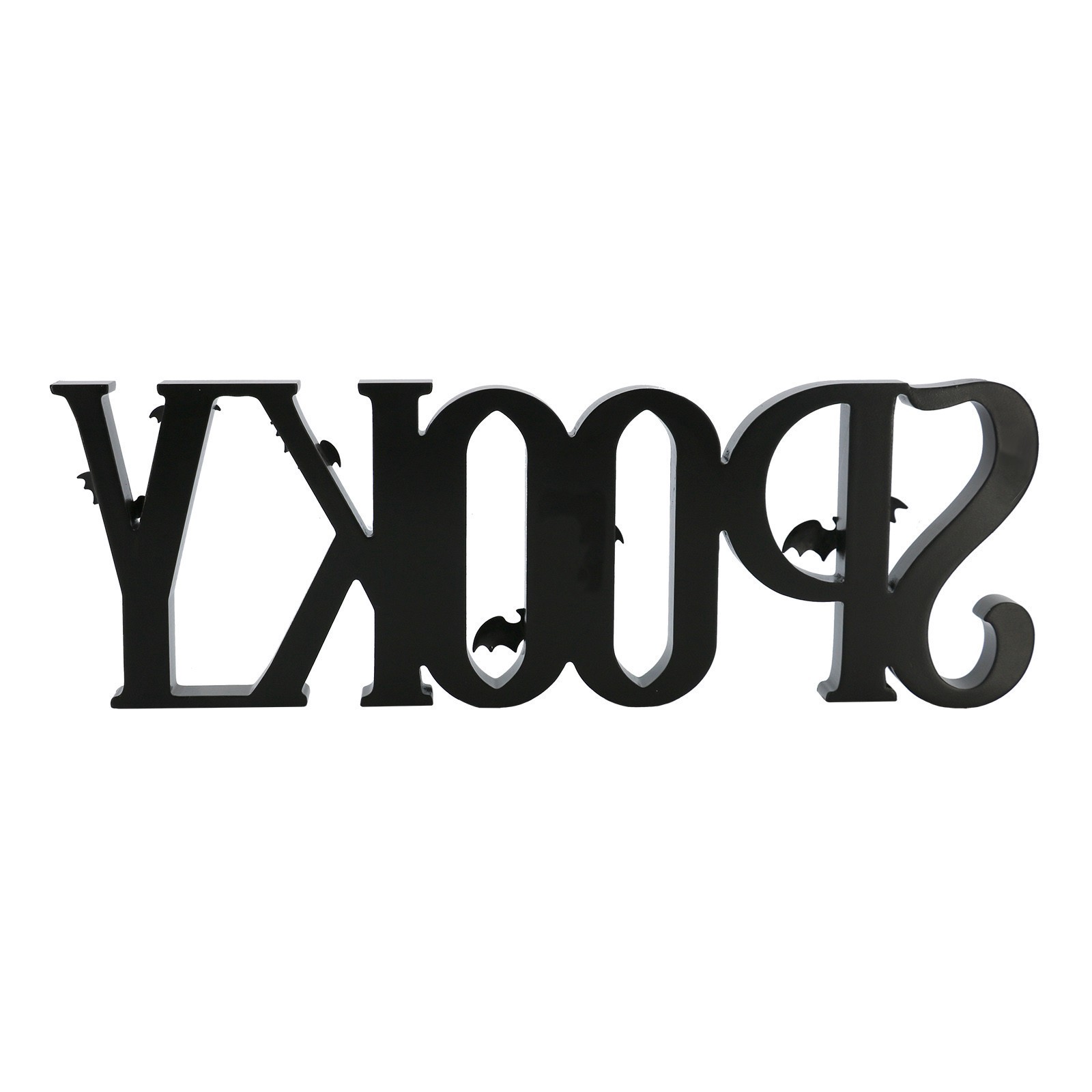 slide 2 of 4, 20.75" White Spooky Cutout Tabletop Sign By Ashland, 20.75 in x 1.12 in x 6.87 in