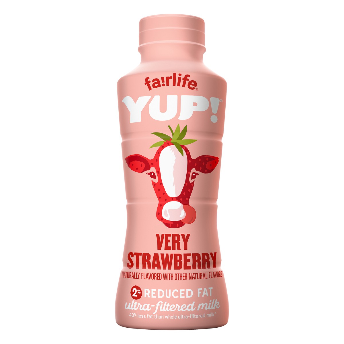 slide 1 of 1, fairlife YUP! Very Strawberry 1% Low-Fat Ultra-Filtered Milk, 14 fl oz