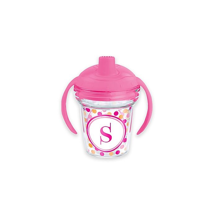 slide 1 of 1, Tervis My First Tervis Dot Pattern Monogram Initial S'' Sippy Design Cup with Lid'', 6 oz