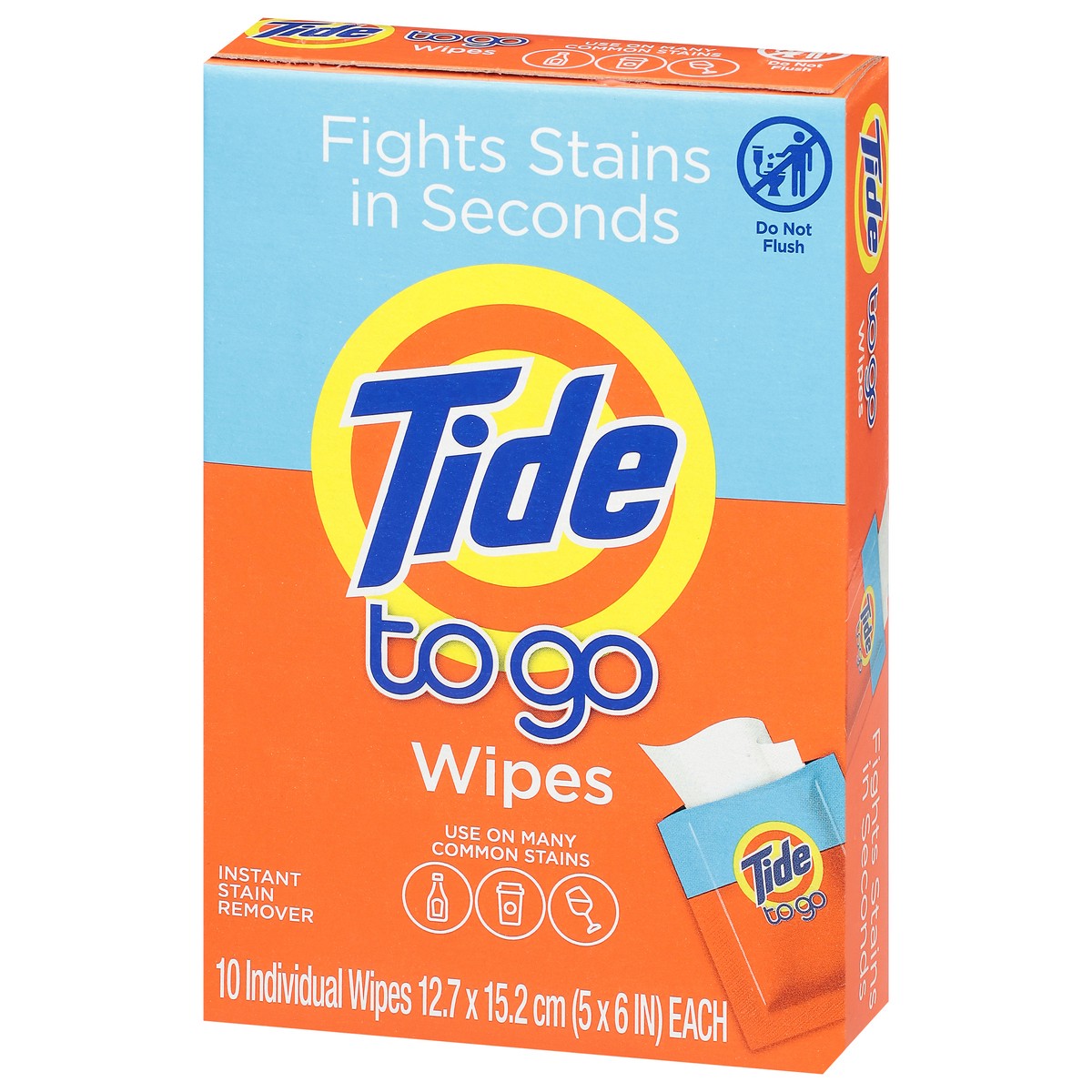 slide 11 of 15, Tide To Go Instant Stain Remover Wipes 10 ea, 10 ct