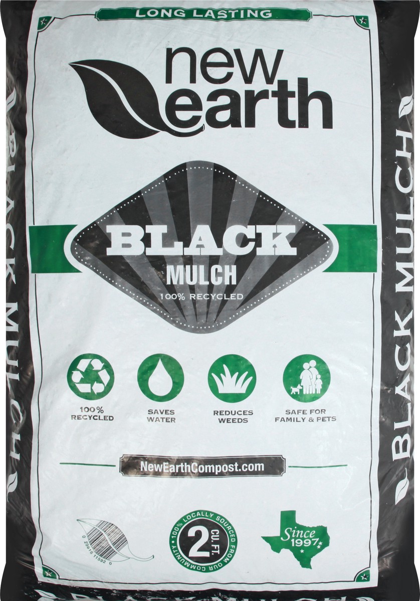 slide 5 of 6, Earth's Finest Black Mulch, 2 cu ft