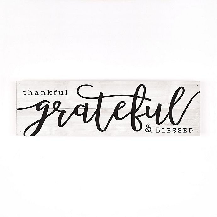 slide 1 of 3, P. Graham Dunn Thankful Grateful Blessed Boxed Pallet Wall Art, 1 ct