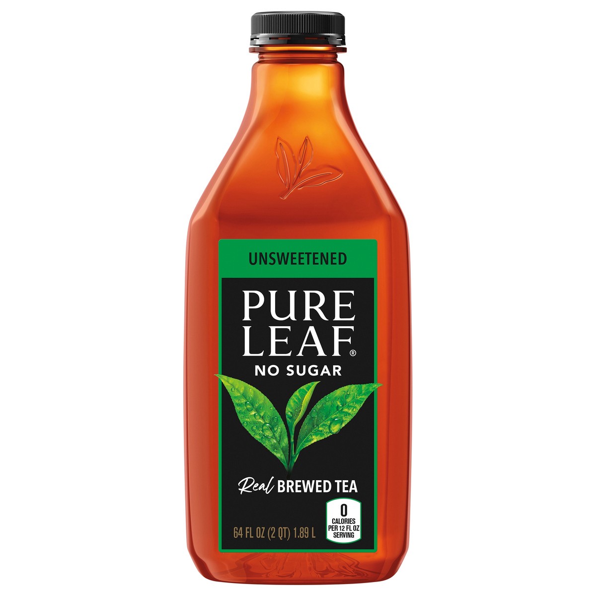 slide 1 of 1, Pure Leaf Unsweetened Brewed Tea 64 fl oz Bottle, 64 oz
