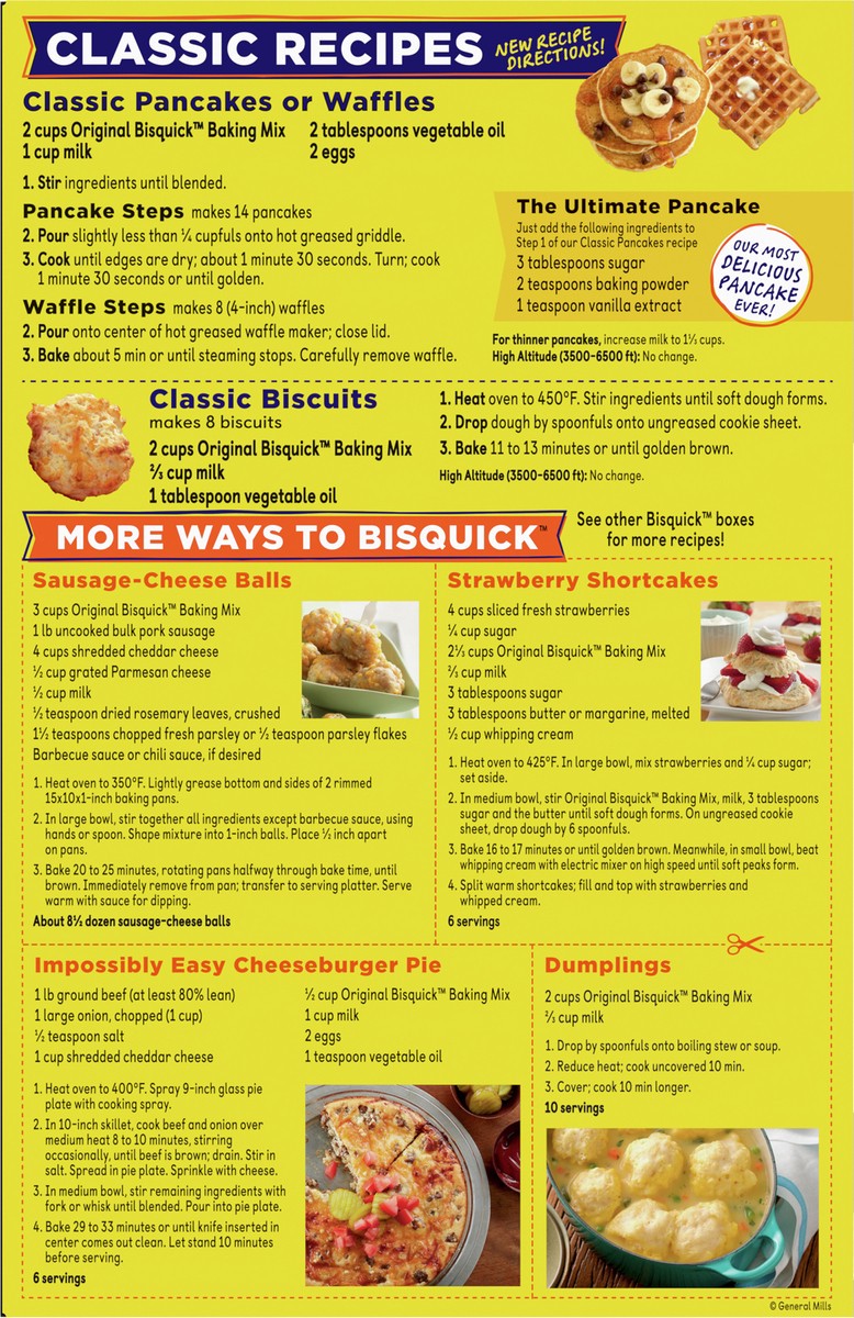 slide 4 of 8, Betty Crocker Bisquick Original Pancake & Baking Mix, Large Size, 60 oz., 60 oz