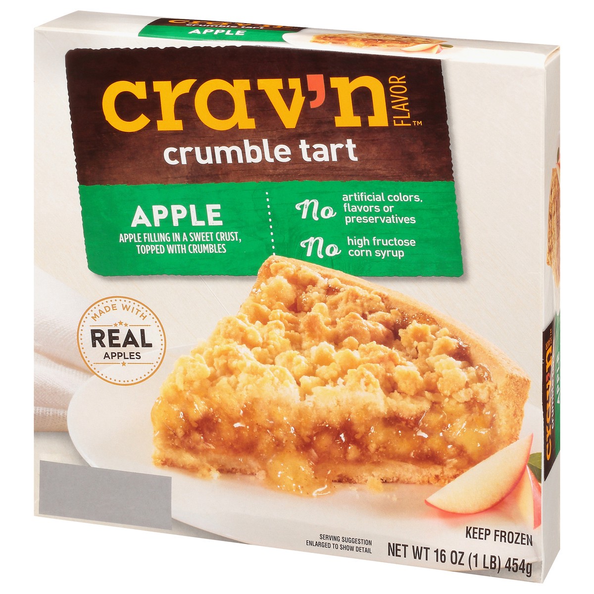 slide 9 of 9, Crav'n Flavor Cravn Apple Crumb Tart, 16 oz