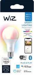 Wiz 14.5-Watt (100-Watt) A21 Wi-Fi Led Smart Color Light Bulb