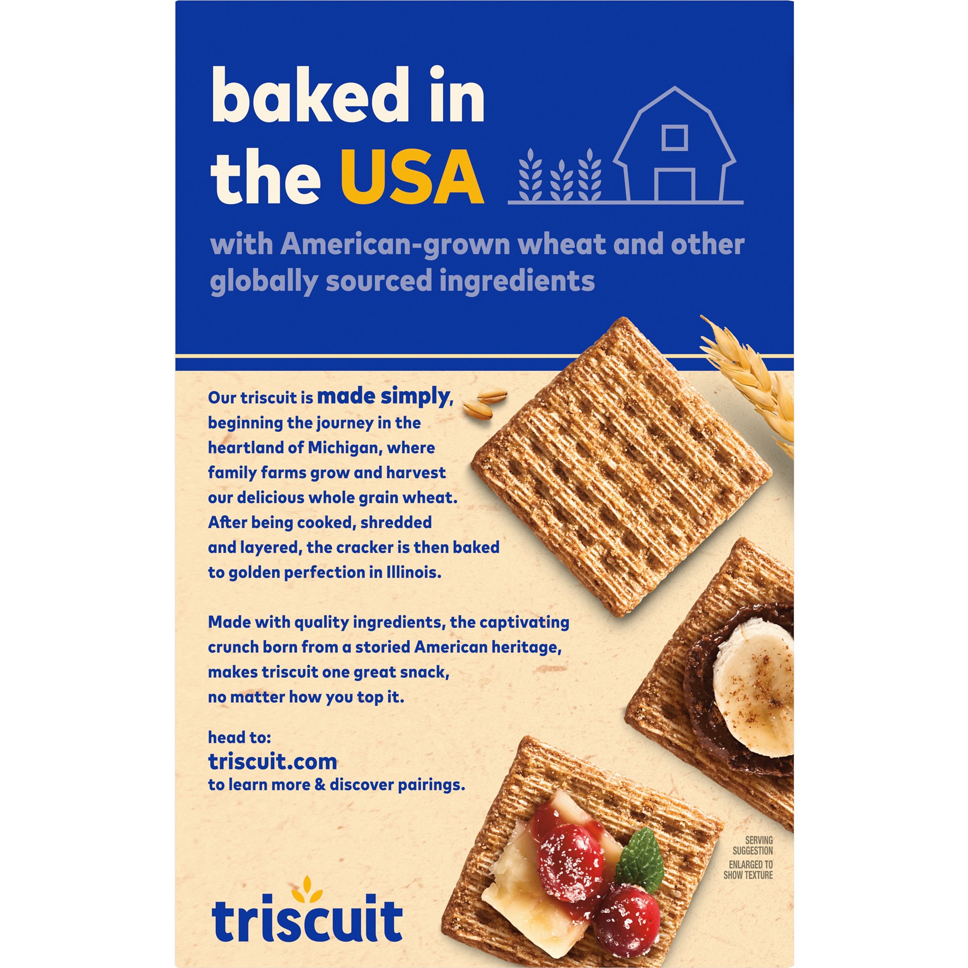 slide 5 of 5, Triscuit Cinnamon Brown Sugar Whole Grain Wheat Crackers, Holiday Crackers, 8.5 oz, 8.5 oz