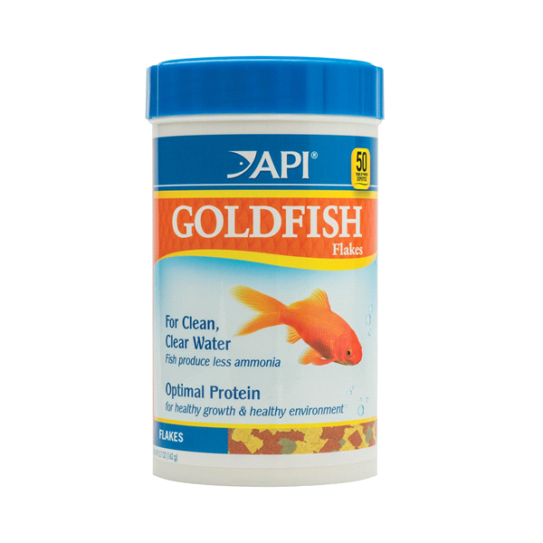 slide 1 of 1, API Goldfish Flakes Fish Food Container, 5.7 oz